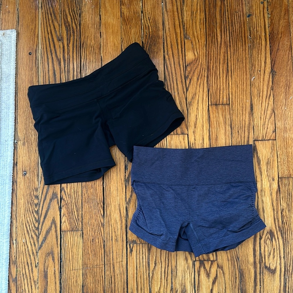Lululemon biking shorts.